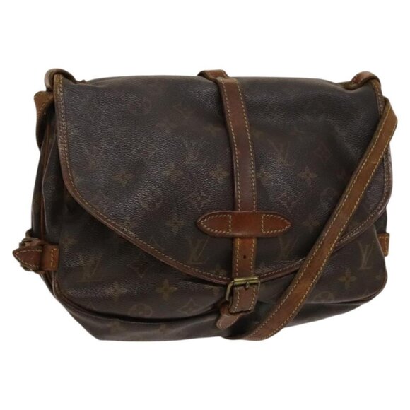LOUIS VUITTON Monogram Saumur 30 Shoulder Bag - Picture 1 of 16
